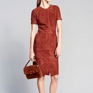 Banana Republic GENUINE Suede Dress
